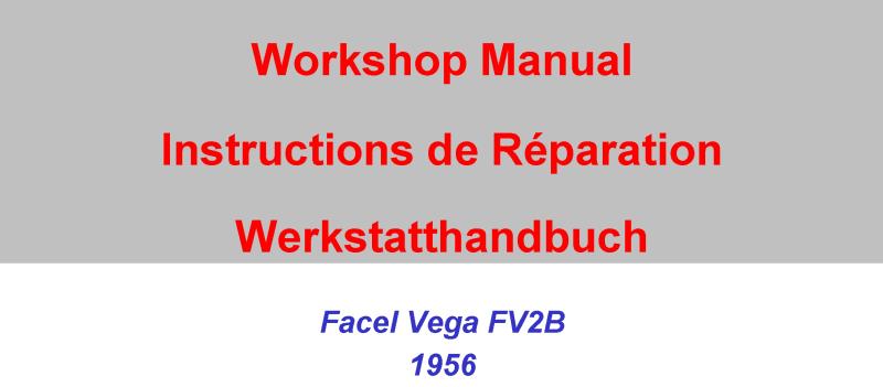 Werkstatthandbuch FV2B