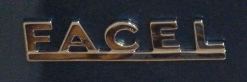 Schriftzug "Facel" für Ford Comète