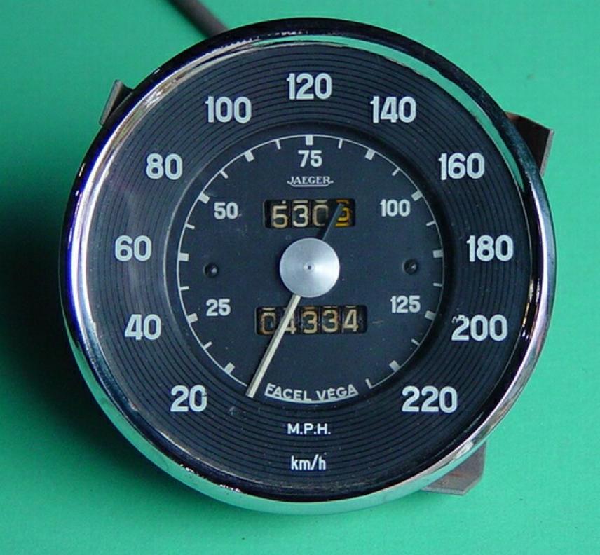 Tachometer 20 - 220 km/h